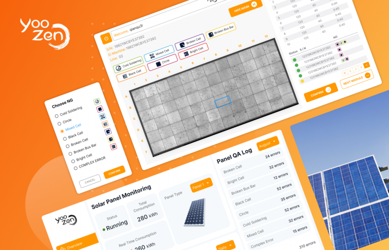 Yoozen Solar Panel Manufacturing – 76% QA Improvement With AI screenshot 1
