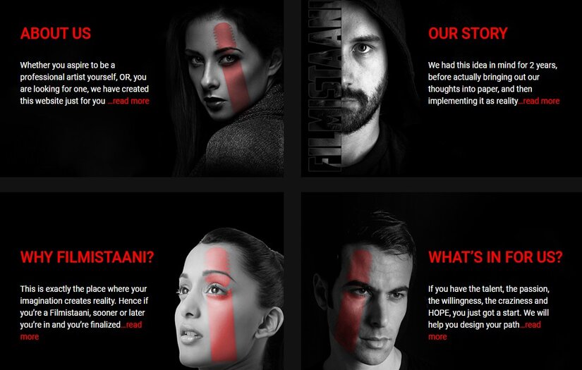 Filmistaani - Web App screenshot 1