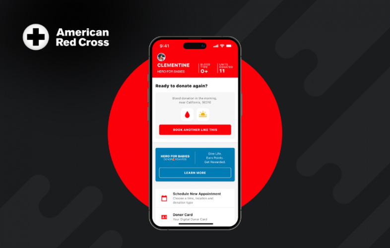American Red Cross - The world's first blood tracking app screenshot 1