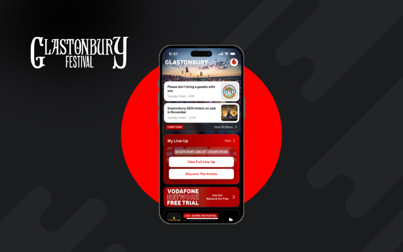 Glastonbury Festival - An app to truly elevate the festival experience for every attendee screenshot 1