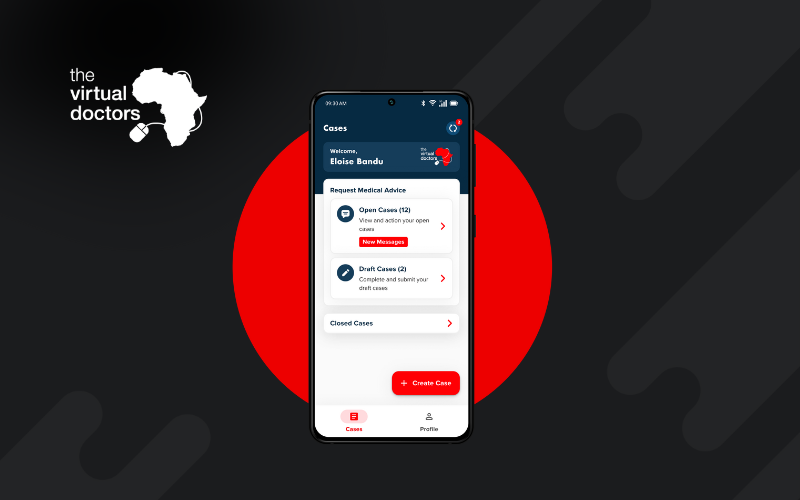 Virtual Doctors - An app to help improve primary healthcare in remote and impoverished areas of sub-Saharan Africa screenshot 1