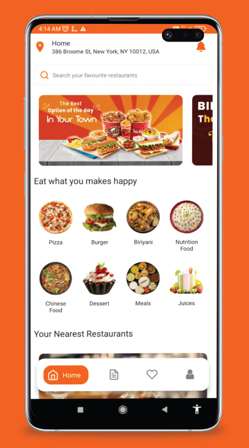 An Amazing Application for fastest food delivery - FoodLakh screenshot 1