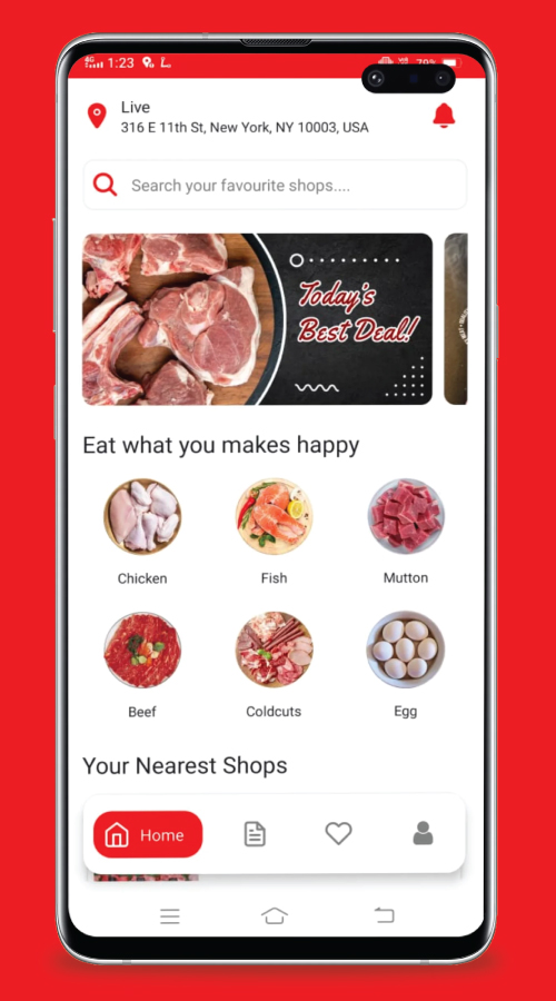 A Complete solution for meat delivery - Meat Xpresso screenshot 1