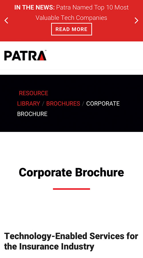PATRA BBS - Benefit Brochure Service screenshot 1