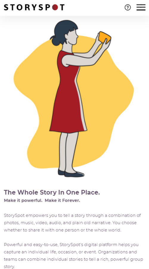 STORYSPOT screenshot 1