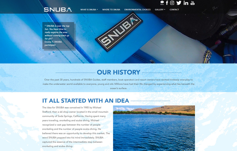 Snuba booking platform enhancement screenshot 2