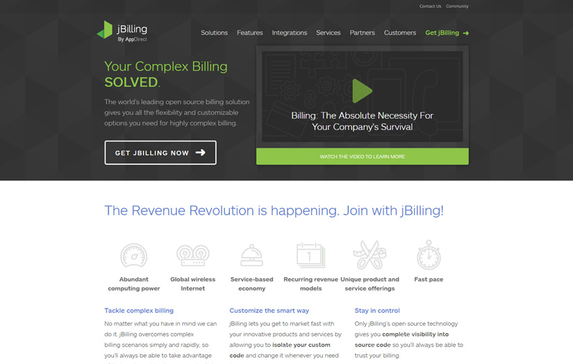 Enhancement of jBilling open source billing platform screenshot 1