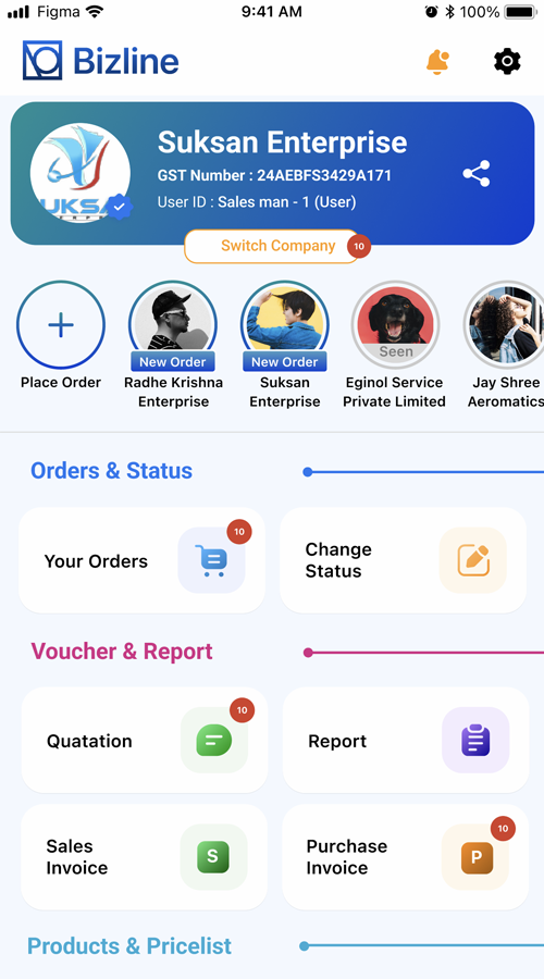 Bizline – One Stop Solution for Small SME’s screenshot 1