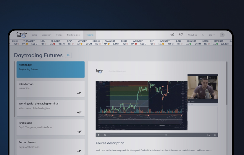 Learning management system for selling and conducting online courses screenshot 1