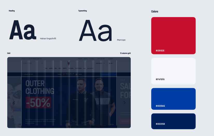 Building an online store for a hockey club screenshot 2