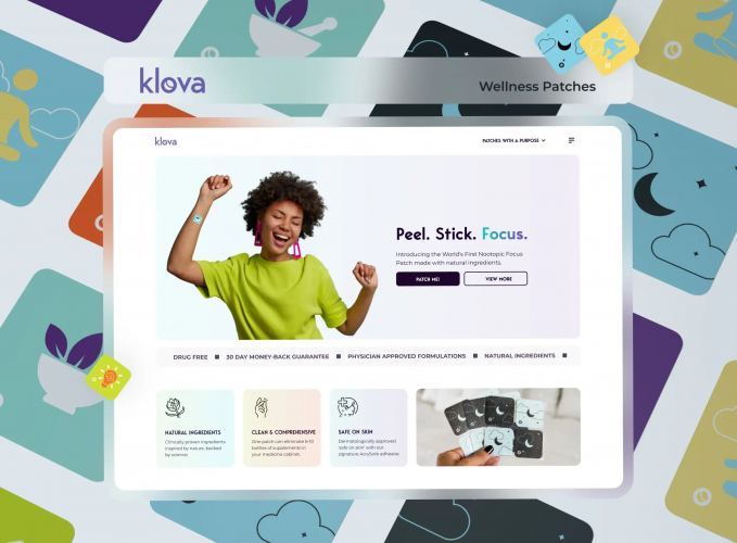 Shopify Plus Redesign and Migration for Klova: Beyond Sleep screenshot 1