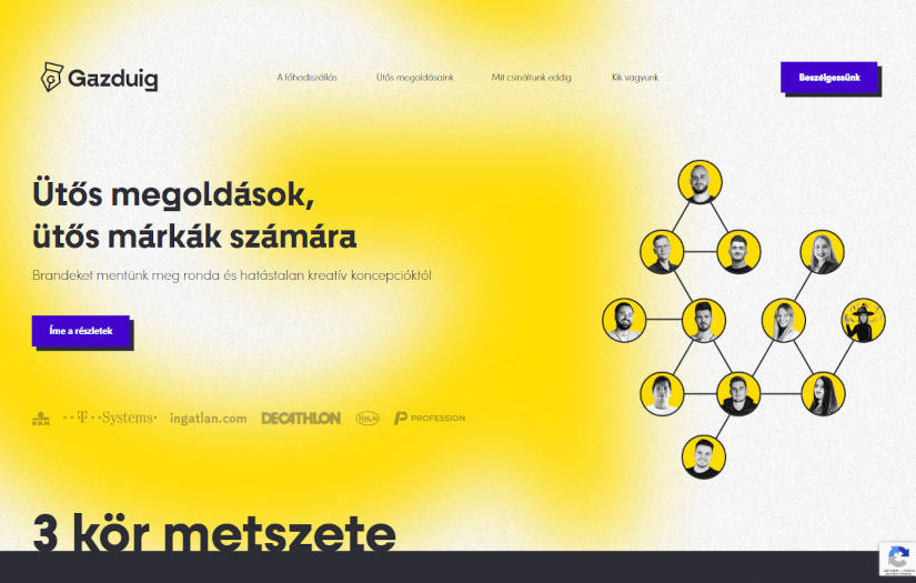 Stunning website and custom CMS for a Marketing Agency screenshot 1