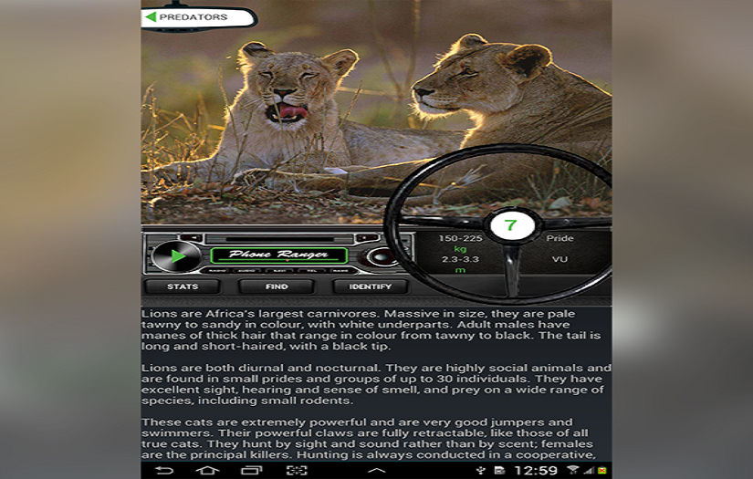 Africa: Live Safari Sightings ( iOS & Android App ) screenshot 2