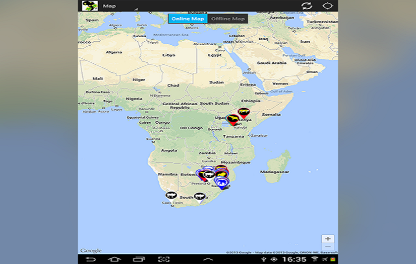 Africa: Live Safari Sightings ( iOS & Android App ) screenshot 3