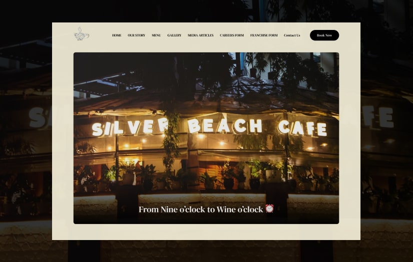 Silver Beach Cafe screenshot 1