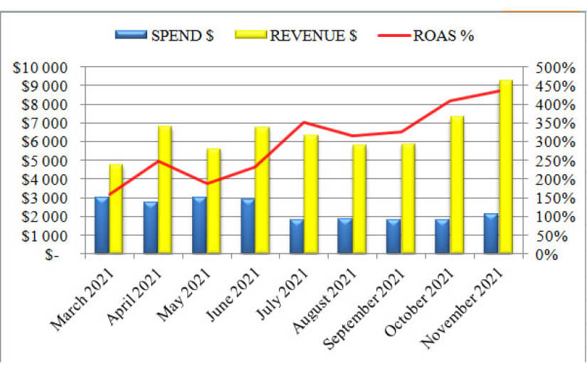 PPC case study - US-based law-related company screenshot 1