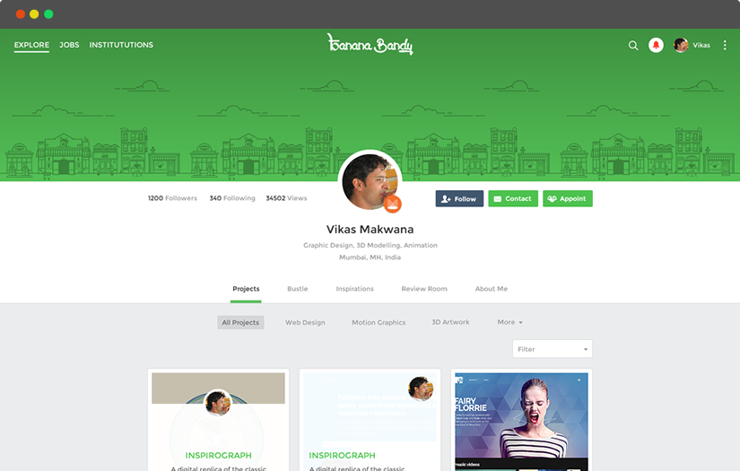 Indiefolio screenshot 1