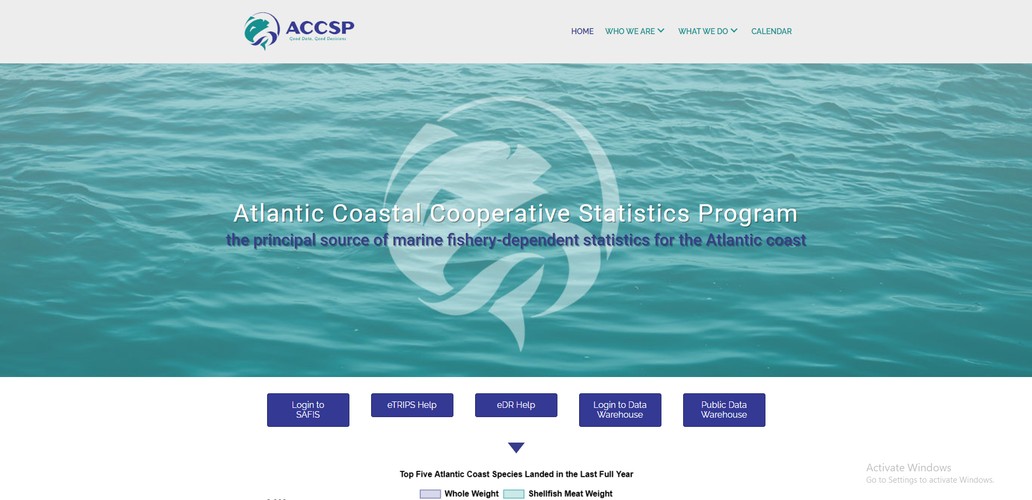 ACCSP - Marine Fishery Statistics Collection Platform screenshot 1
