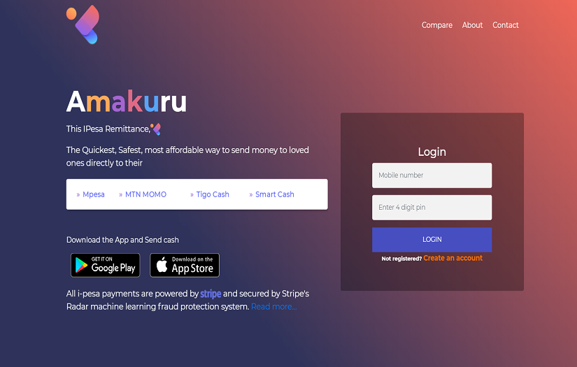 iPesa Remittance screenshot 1