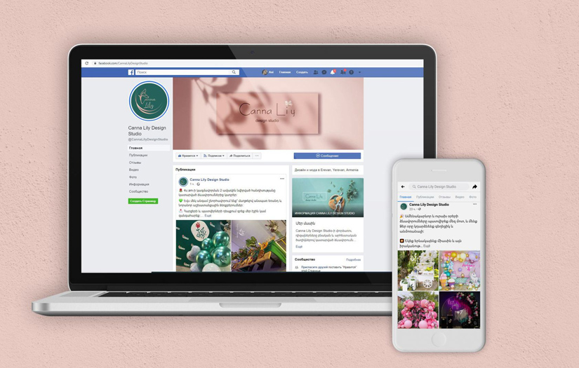 Branding, Naming and SMM for Canna Lily screenshot 6