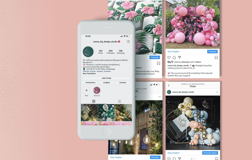 Branding, Naming and SMM for Canna Lily screenshot 5