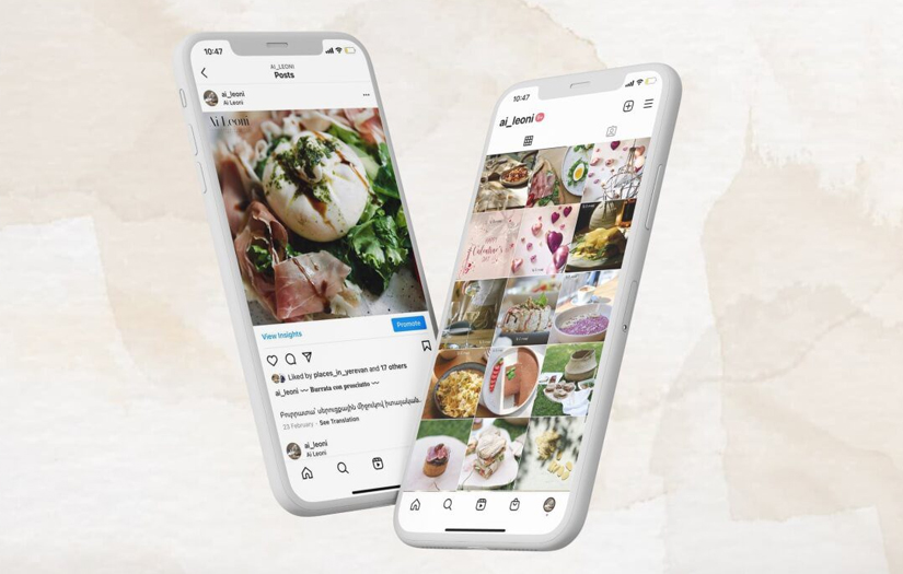 SMM & Photoshoot for Ai Leoni restaurant screenshot 5