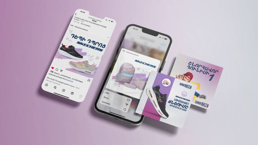 SMM, Influencer marketing, Photoshoot for Skechers screenshot 2