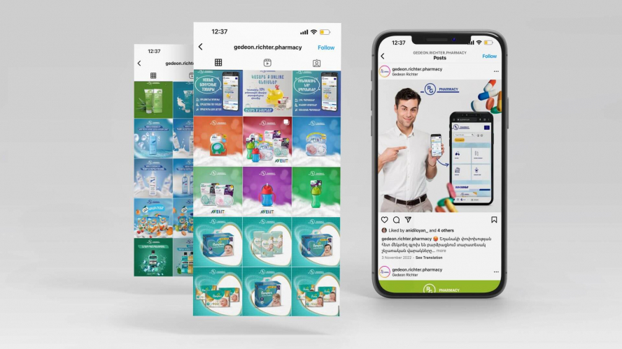 SMM, Animation & Design for Gedeon Richter screenshot 3