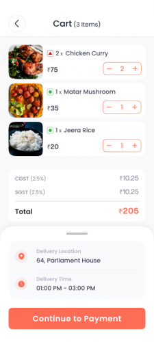 Sansad Cafeteria screenshot 1