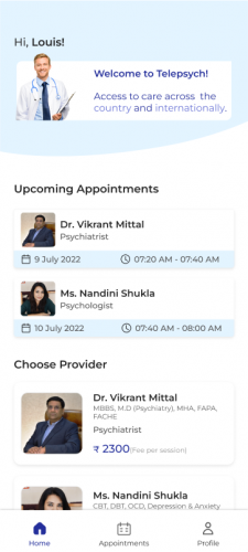 Telepsych screenshot 2