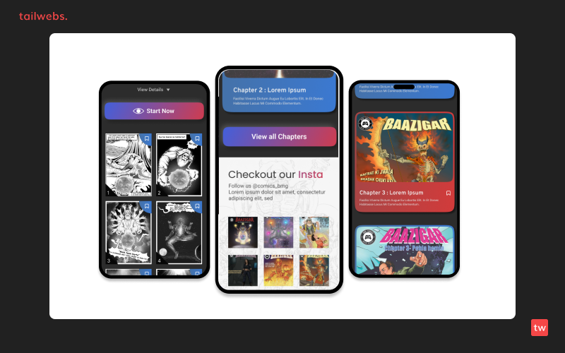 Baazi Games Diversifies: Designing a Comic Book Website screenshot 2