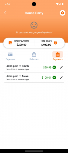 Exsplit App screenshot 2