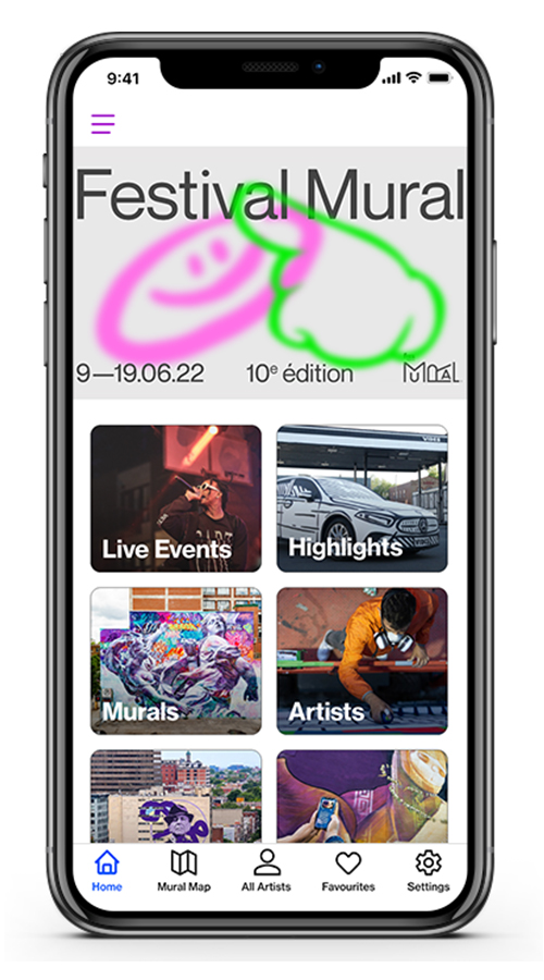 Urban ARt App for Montreal MURAL Festival screenshot 3