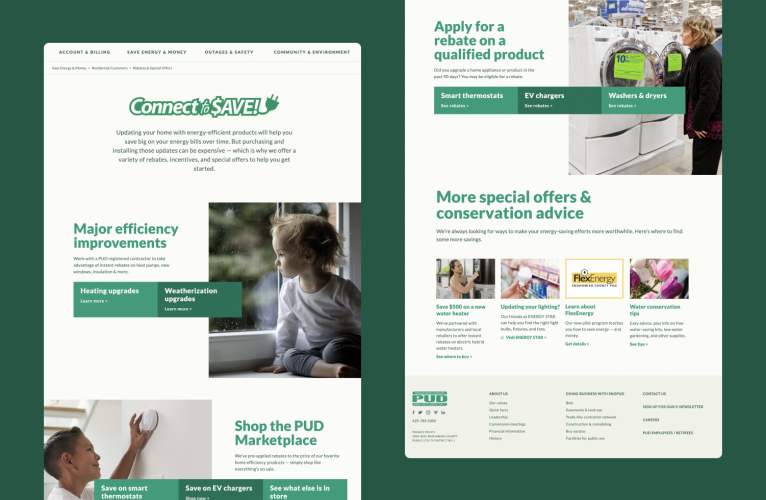 Transforming a decade-old website for SnoPUD screenshot 3