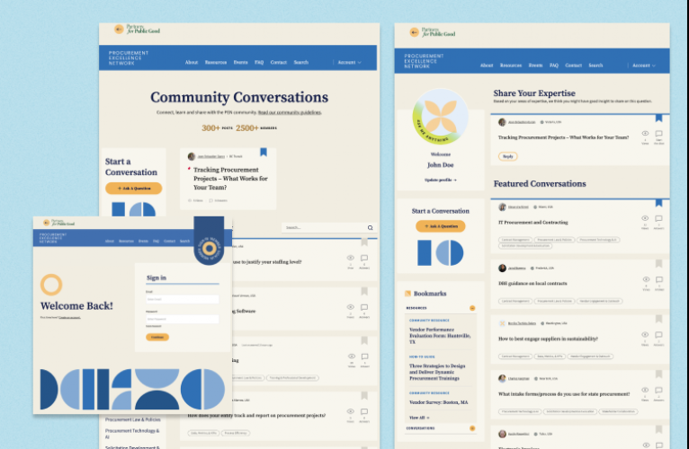 Multi-Site Platform for Partners for Public Good screenshot 1