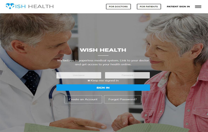 Wishhealth screenshot 1