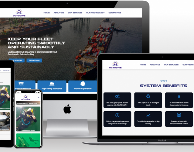 Octodive Brand Redevelopment screenshot 1