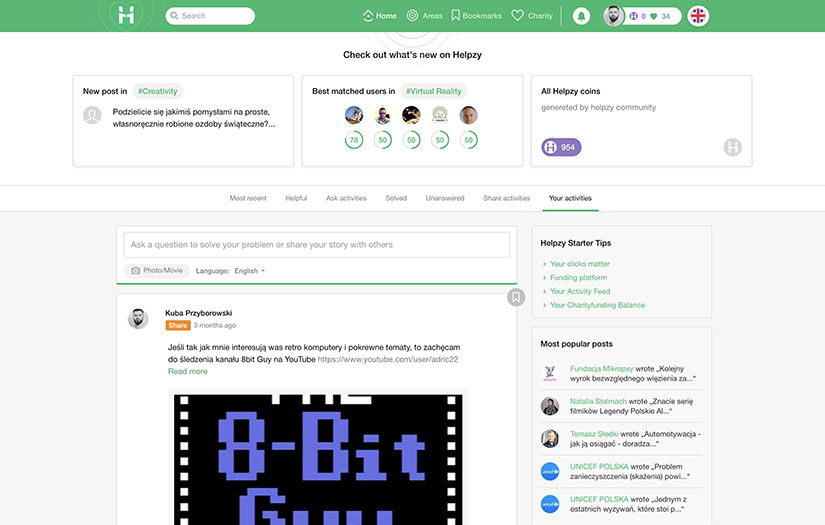 Helpzy – Useful goes Heartful screenshot 1