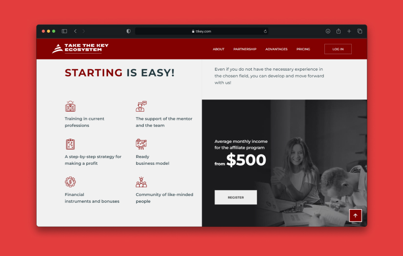 TTKEY - Learning Platform (Webflow) screenshot 3