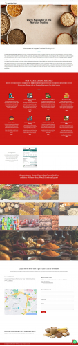 Interactive Corporate Website design and Development for Trade Company (Al Mayzan Foodstuff LLC) screenshot 1