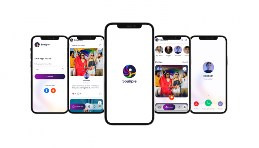 Social Media Community Mobile App Development as Enterprise SaaS solution. screenshot 1