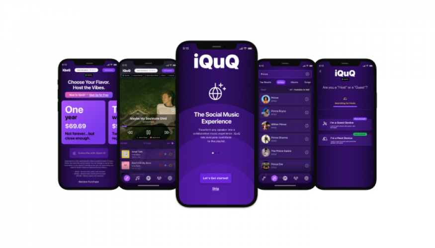 iQuQ App – Social Music App Where Everyone Controls the Vibe screenshot 1