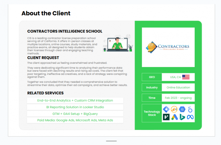 CONTRACTORS INTELLIGENCE SCHOOL screenshot 1