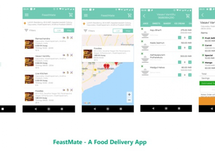 FeastMate - A Food Delivery App screenshot 1