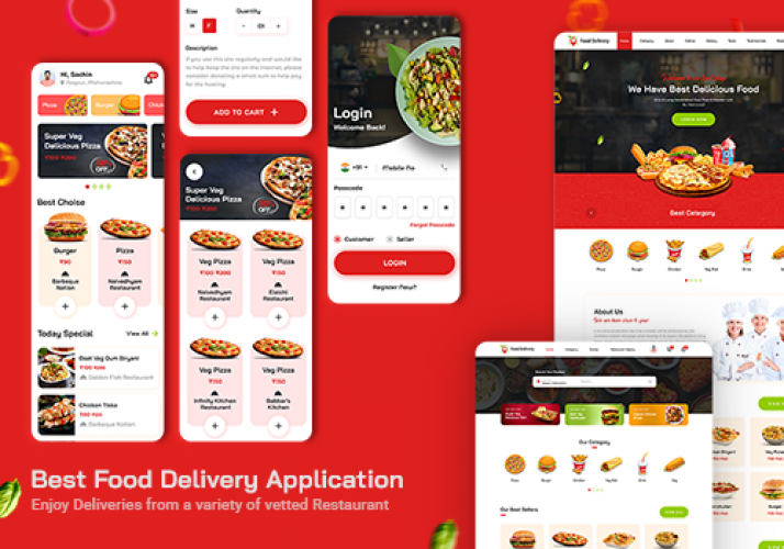 Xbreyins Food Delivery App screenshot 1