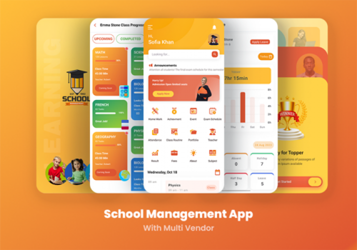 School Management System screenshot 1
