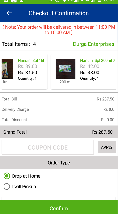 Durga Enterprises --Order Dairy Products Online screenshot 3