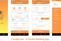 Purohit.live - A Purohit Booking App