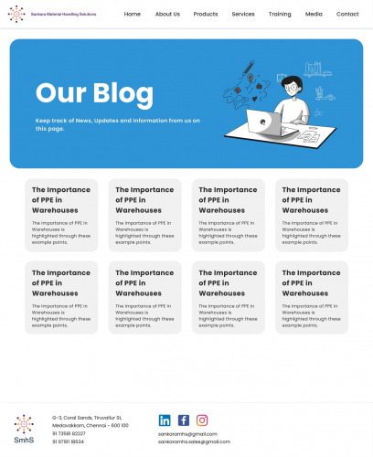 "Sankaran Material Handling Hub" screenshot 4