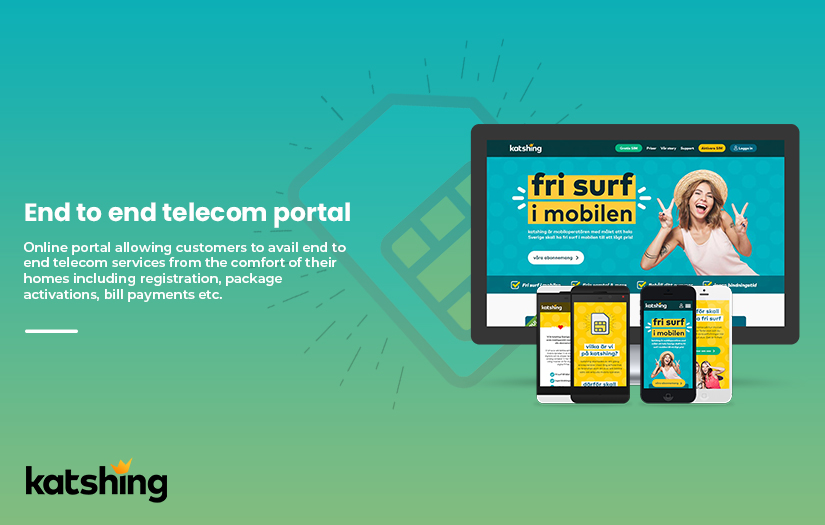 Katshing - Cloud-Based Telecom Portal for SIM ordering screenshot 1